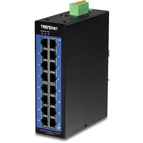 TI-G160I <div itemprop="description">Commutateur Ethernet TRENDnet TI-G160I 16 Ports Gérable - Nouveau - 2 Couche supportée - Paire torsadée - Montage sur rail DIN</div>