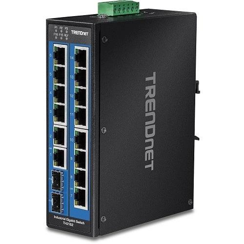 TI-G162 <div itemprop="description">Commutateur Ethernet TRENDnet TI-G162 16 Ports - Nouveau - Conforme aux normes TAA - 2 Couche supportée - Modulaire - Fibre Optique, Paire torsadée - </div>