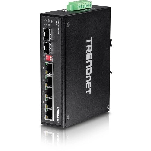 TI-G62 <div itemprop="description">Commutateur Ethernet TRENDnet TI-G62 6 Ports - 2 Couche supportée - Paire torsadée, Fibre Optique - Montage sur rail, Fixation au mur - À vie Garatie </div>
