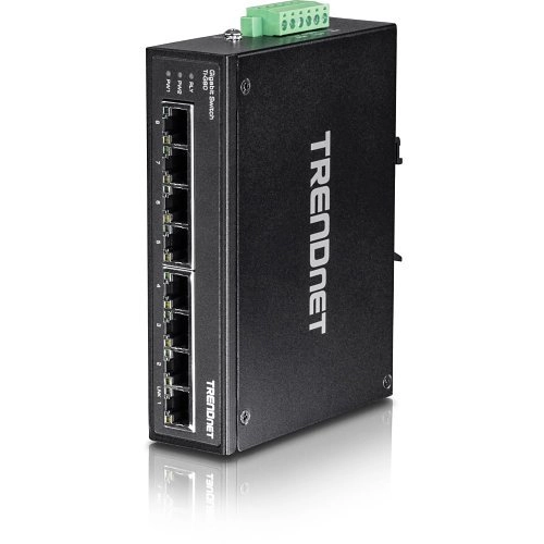 TI-G80 <div itemprop="description">Commutateur Ethernet TRENDnet TI-G80 8 Ports - 2 Couche supportée - Paire torsadée - Montage sur rail, Fixation au mur</div>