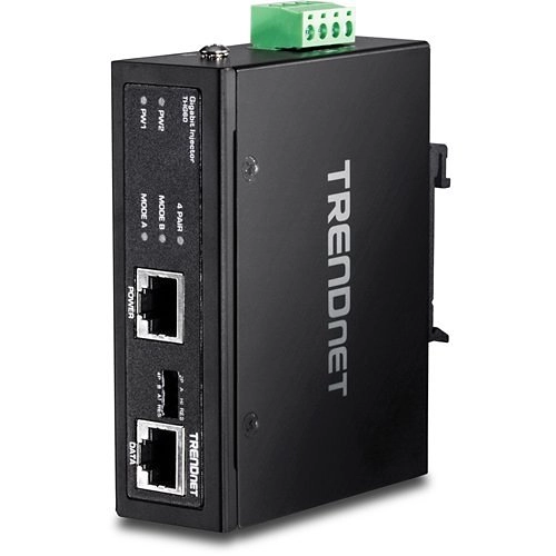 TI-IG60 <div itemprop="description">Injecteur POE TRENDnet TI-IG60 - 1 10/100/1000Base-T Input Port(s) - 1 10/100/1000Base-T Output Port(s) - 72 W - Montable sur rail DIN/mur</div>