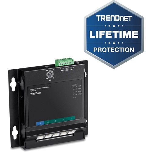 TI-PG50F <div itemprop="description">Commutateur Ethernet TRENDnet TI-PG50F 5 Ports - Nouveau - 2 Couche supportée - Paire torsadée - Montage sur rail DIN, Fixation au mur</div>