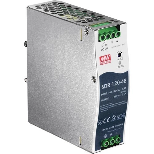 TI-S12048 <div itemprop="description">Module d`Alimentation Propriétaire TRENDnet TI-S12048 - 120 W - Rail DIN - 120 V AC, 230 V AC Entrée - 48 V DC Sortie - 91% Efficacité</div>