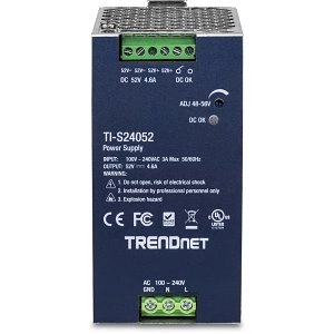 TI-S24052 240W, 52V DC, 4.61A AC to DC PS w/ PFC
