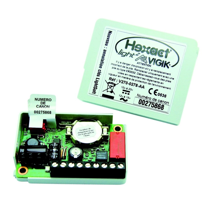 TLIGHT2 <div itemprop="description"> MINI CENTRALE VIGIK 1 PORTE LIGHT</div>