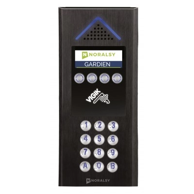 TP4GTNC <div itemprop="description"> INTERPHONE 4G MINI ALU NOIRE + CLAVIER A ENCASTRER</div>