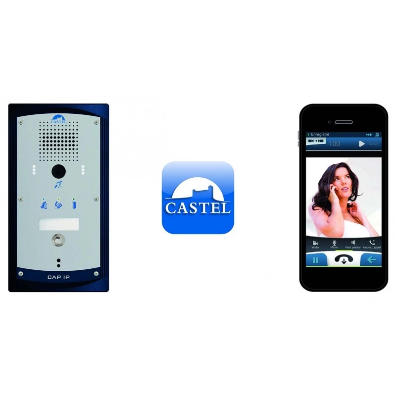 TPACKSIPV4B PORTIER VIDEO FULL IP/SIP 4 BP HANDICAP + 5 EXT SIP : PORTIE