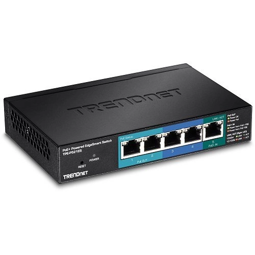 TPE-P521ES <div itemprop="description">Commutateur Ethernet TRENDnet EdgeSmart TPE-P521ES 5 Ports - 2 Couche supportée - Paire torsadée</div>