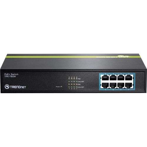 TPE-T80H <div itemprop="description"> Commutateur Ethernet TRENDnet TPE-T80H 8 Ports - 2 Couche supportée - Montable en rack</div>