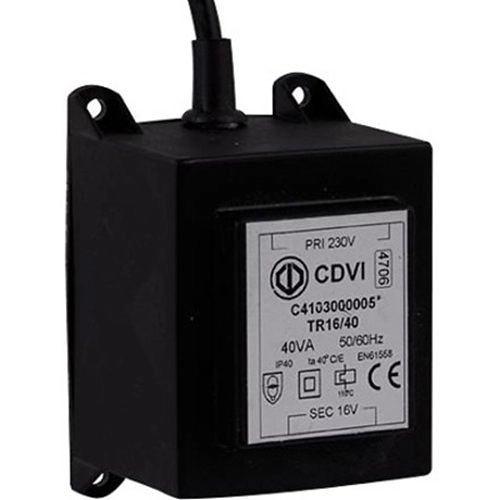 TR1640 <div itemprop="description"> TRANSFORMATEUR 16 V 40 VA CLASSE 2</div>