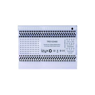 TRD122480 <div itemprop="description"> TRANSFO DIN 230V AC / 12/24V AC (6.6A / 3.3A) / 7 MODULES</div>