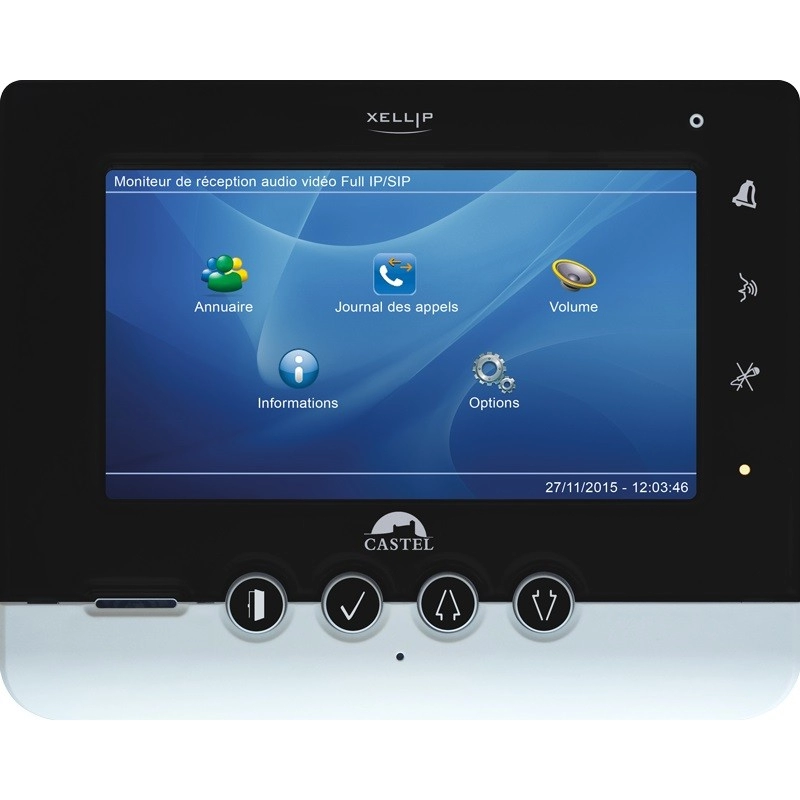 TXEMONITORP MONITEUR VIDEO ECRAN TACTILE ALIMENTATION POE