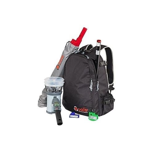 					URBAN2001-1-001 Detectortesters URBAN2001-1-001 Kit de test pour détecteurs de fumée, de chaleur et de CO, portée 5m, 6 pièces, comprenant un sac à dos, une perche télescopique de 1,75m, Testifire 2001