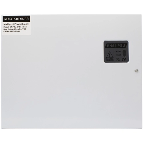 					UT-PSU-EN54-1A-E8 Ultratech by ADI UT-PSU-EN54-1A-E8 Boîtier EN54 E8, 27.6VDC, 1A