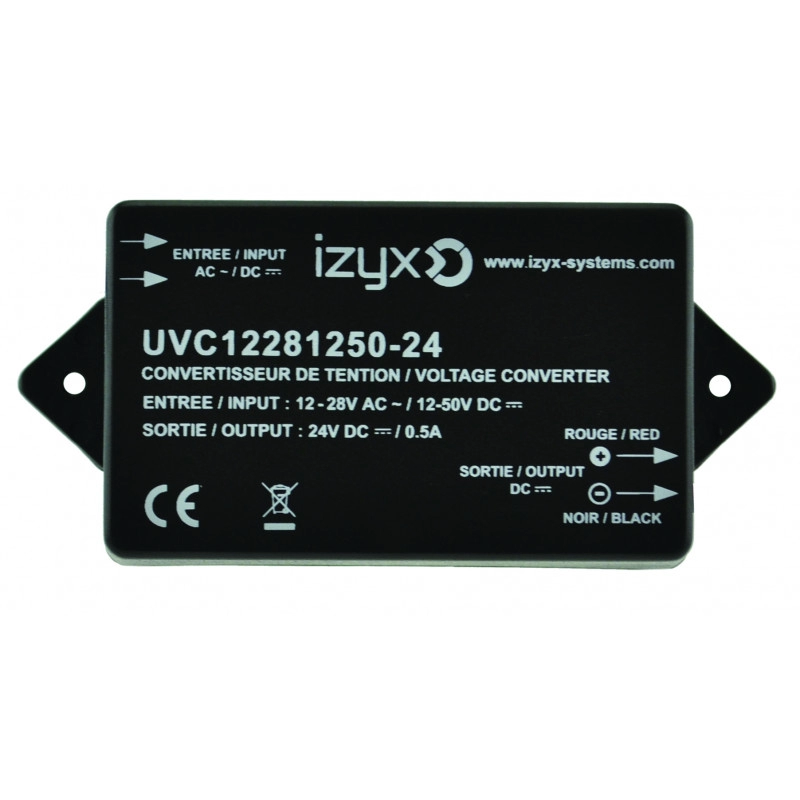 UVC1228125024 <div itemprop="description"> CONVERTISSEUR DE TENSION 12-28V AC OU 12-50V DC /24V DC/0.5A</div>