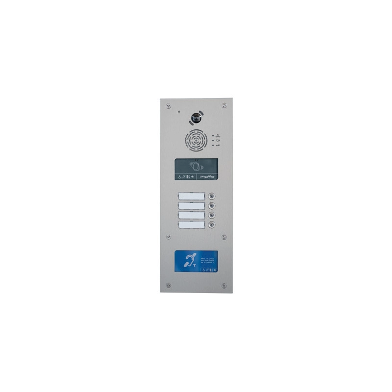 VIP004BM <div itemprop="description"> PORTIER VIDEO IP 4 BP ENCASTRE ERP</div>