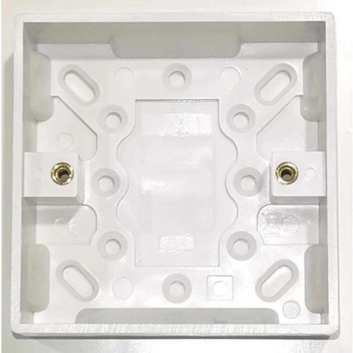 WBXBB1G FUSED SPUR 1 Gang Surface Pattress BK BX