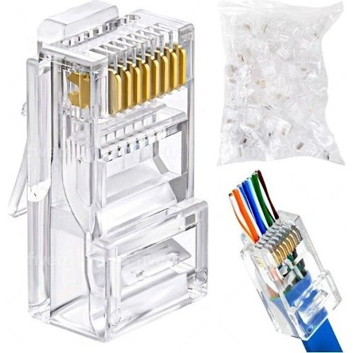 WBXC6ERAPID10 CAT6E CONNECTOR RJ45 X 10PK RAPID FIT