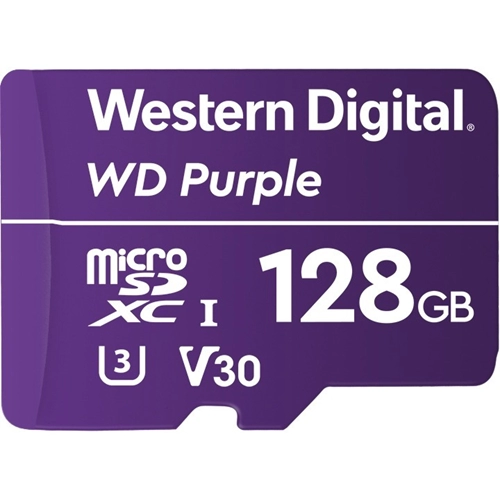 WDD128G1P0A <div itemprop="description">Carte microSDXC WD Purple WDD128G1P0A - 128 Go - Class 10/UHS-III (U3) - 100 Mo/s en Lecture - 60 Mo/sSpaceen Écriture</div>