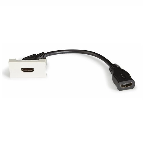 WP-62H-02 Module 22,5x45 HDMI F/F cable 10cm