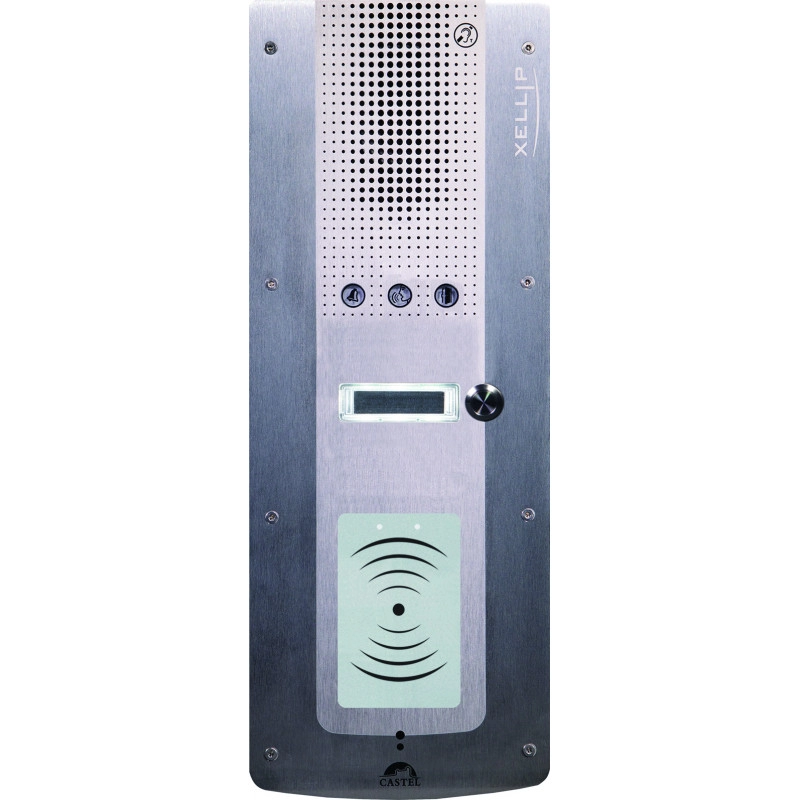 XEAUDIO1BMIC <div itemprop="description"> PORTIER AUDIO FULL IP/SIP 1 BP +LECTEUR MIFARE NÂ° SERIE POE</div>
