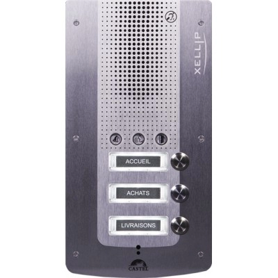 XEAUDIO3B <div itemprop="description"> PORTIER AUDIO FULL IP/SIP 3 BP CONFORME LOI HANDICAP POE</div>
