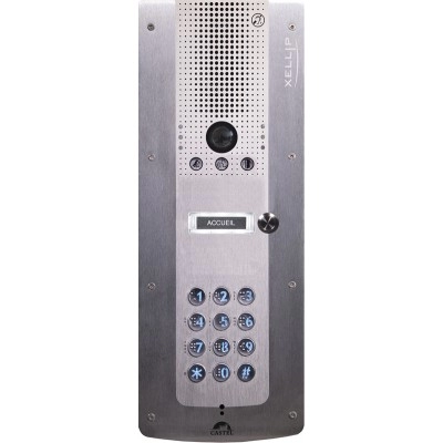 XEVIDEO1BCLAV <div itemprop="description"> PORTIER VIDEO FULL IP/SIP 1 BP + CLAVIER BRAILLE POE</div>